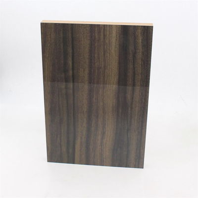 Scratch Resistant Wardrobe High Gloss MDF Panels With PET Film